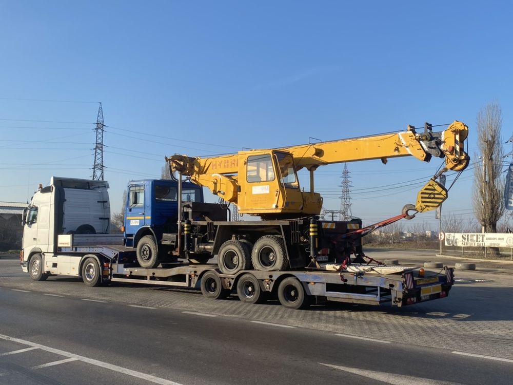 Transport Utilaje Inchiriez Trailer Agabaritic Platforma