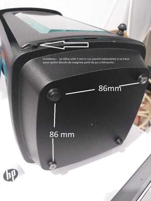 Felinar candela lumanare cimitir aluminiu negru mat