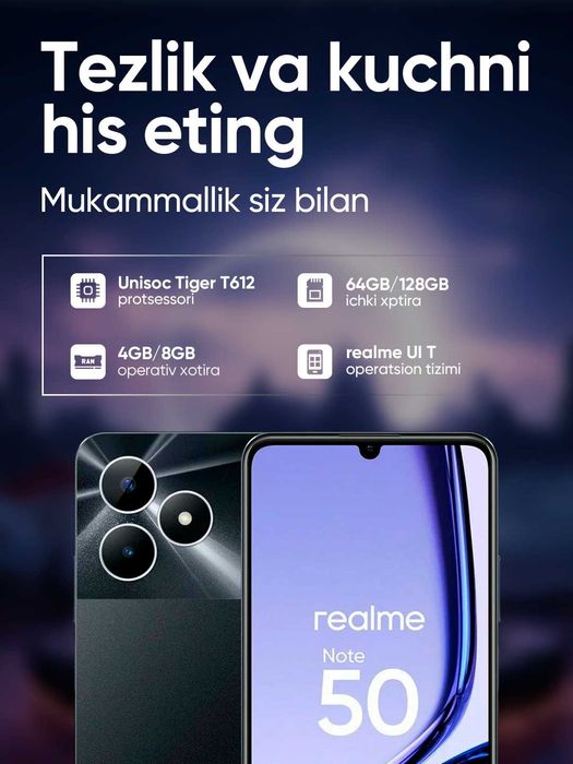 Смартфон Realme Note 50 Smartfon Realme Note 50