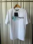 Tricou palm angeles alb si negru