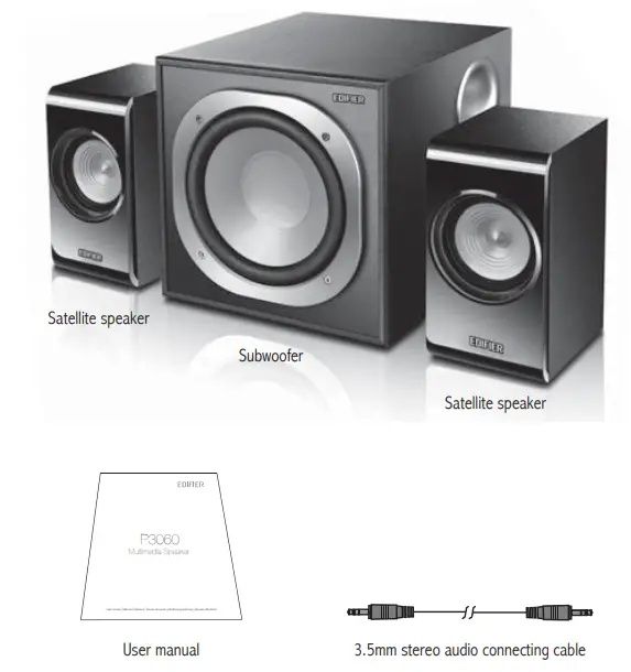 Сабвуфер Edifier P3060 Multimedia speaker Акустическая система