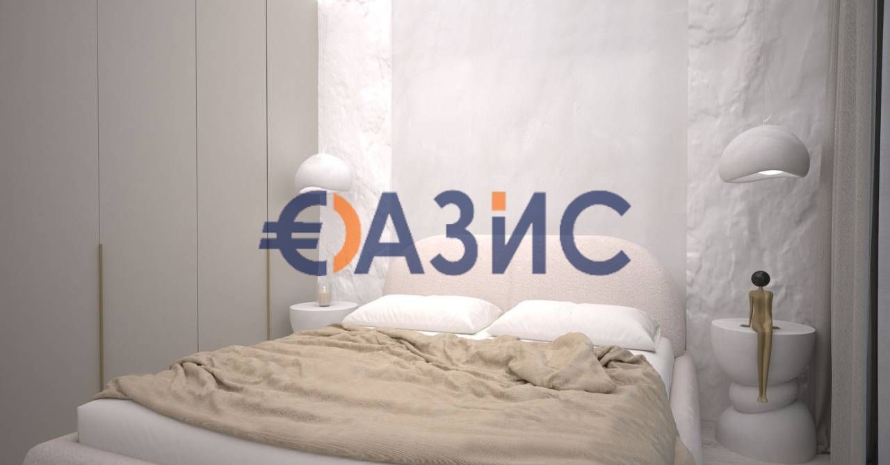 Студиа в строяща се сграда J'adore Blanc от 33,51 кв.м., Слънчев бряг,