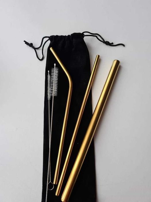 Комплект Сламки за многократна употреба в различни цветове