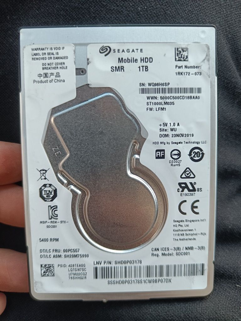 1 Терабайт Seagate 2,5"