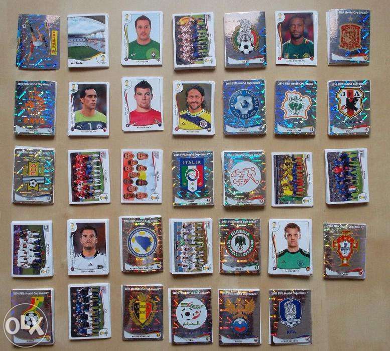 Panini Set complet si Album gol BRAZILIA Brasil 2014 Brazil