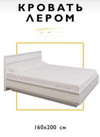 Продам кровать 160х200 и матрас ортопед Аскона