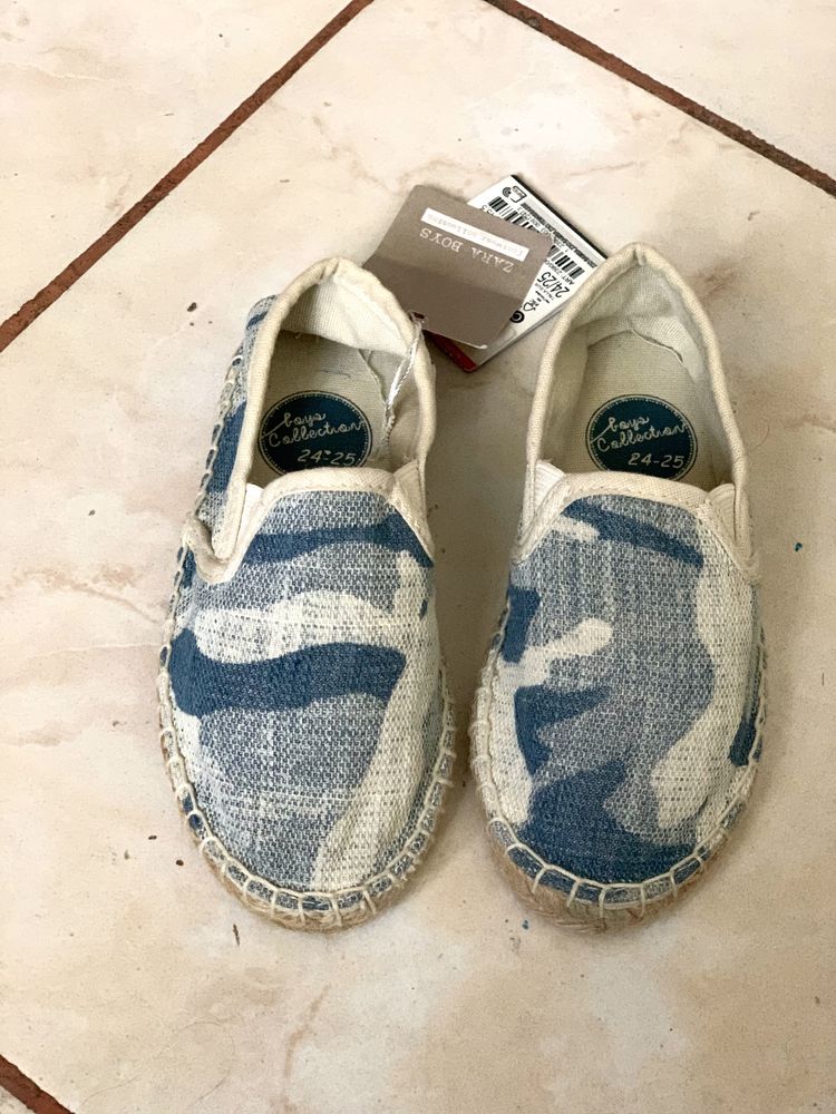 Espadrile noi copii baieti zara 24 25