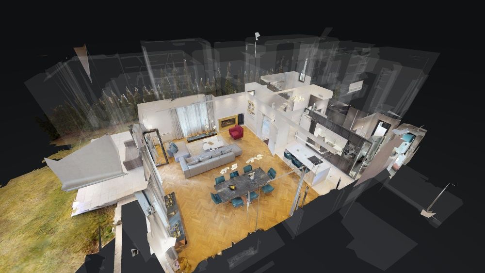 3D 360° HDR 4K VR виртуални разходки на недвижими имоти.