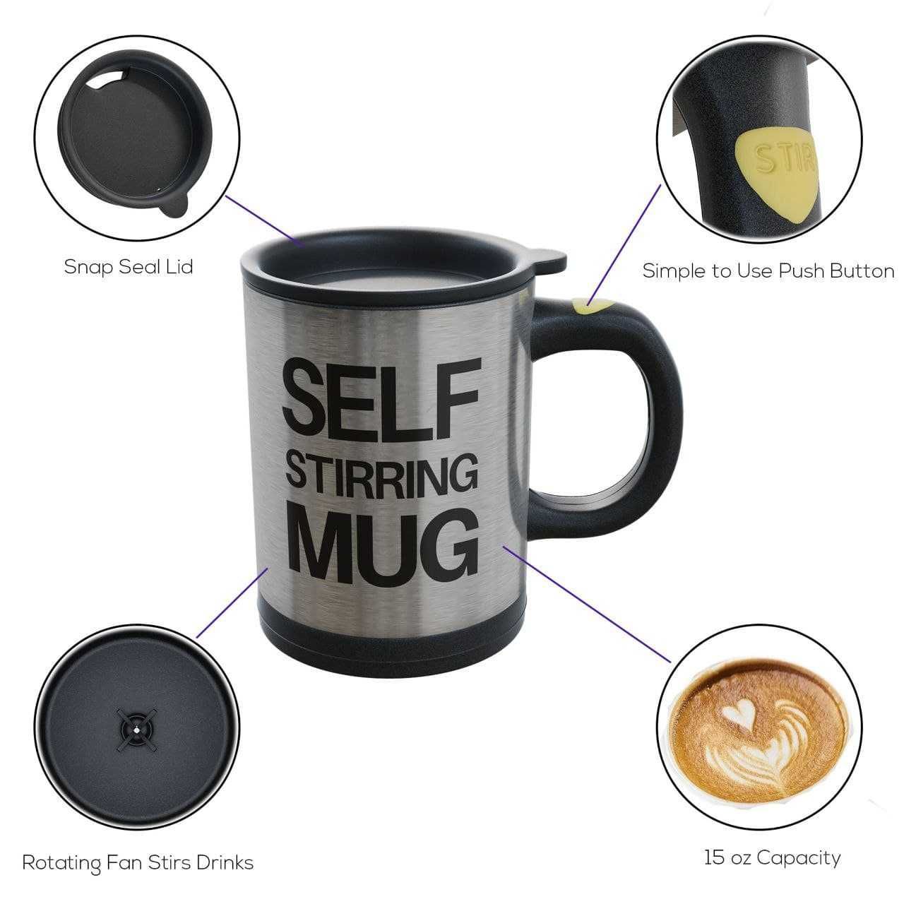 Кружка мешалка Self Stirring Mug (термокружка-миксер)