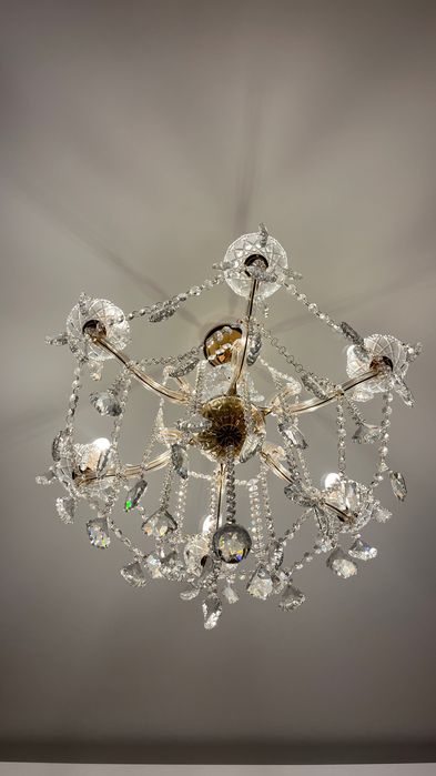 Висящ лампион с кристали