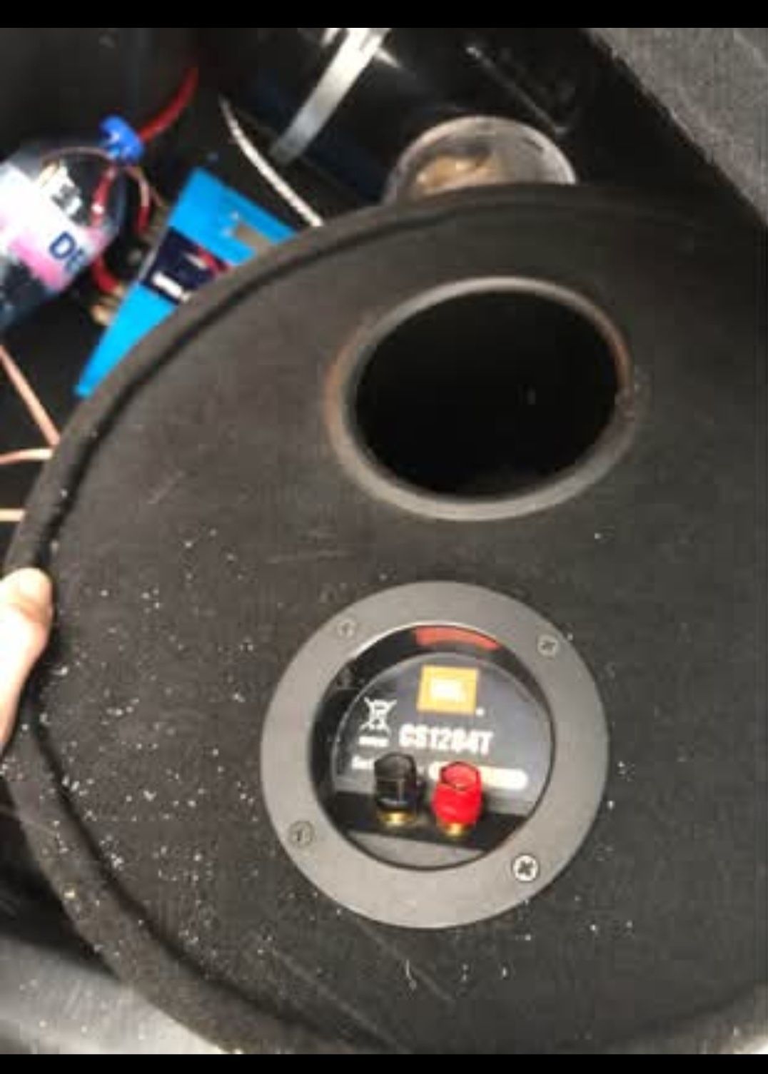 Бас JBL 12 и усилвател Blaupunkt