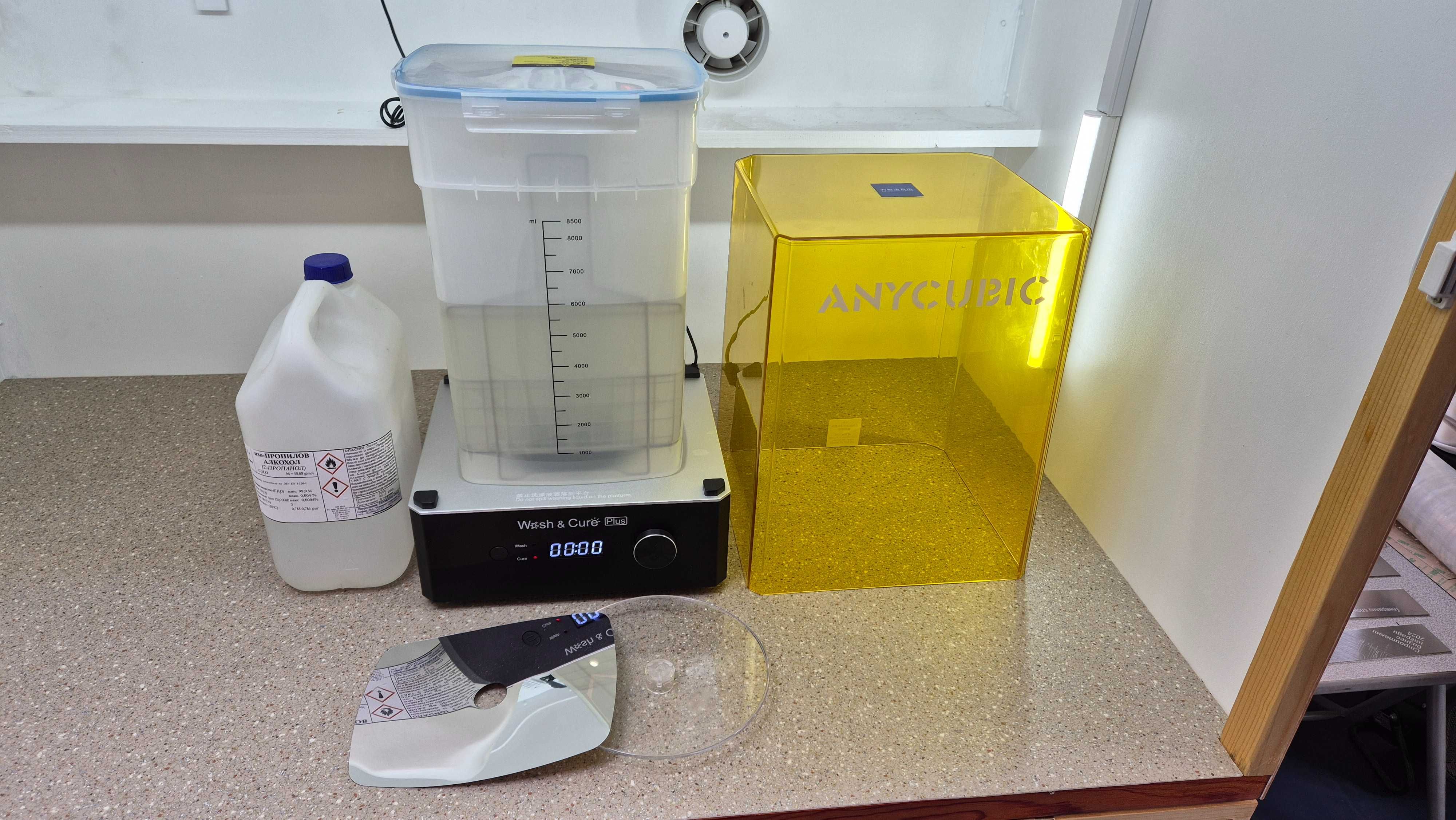 Anycubic Photon Mono X 3D printer + Anycubic Wash and Cure Plus