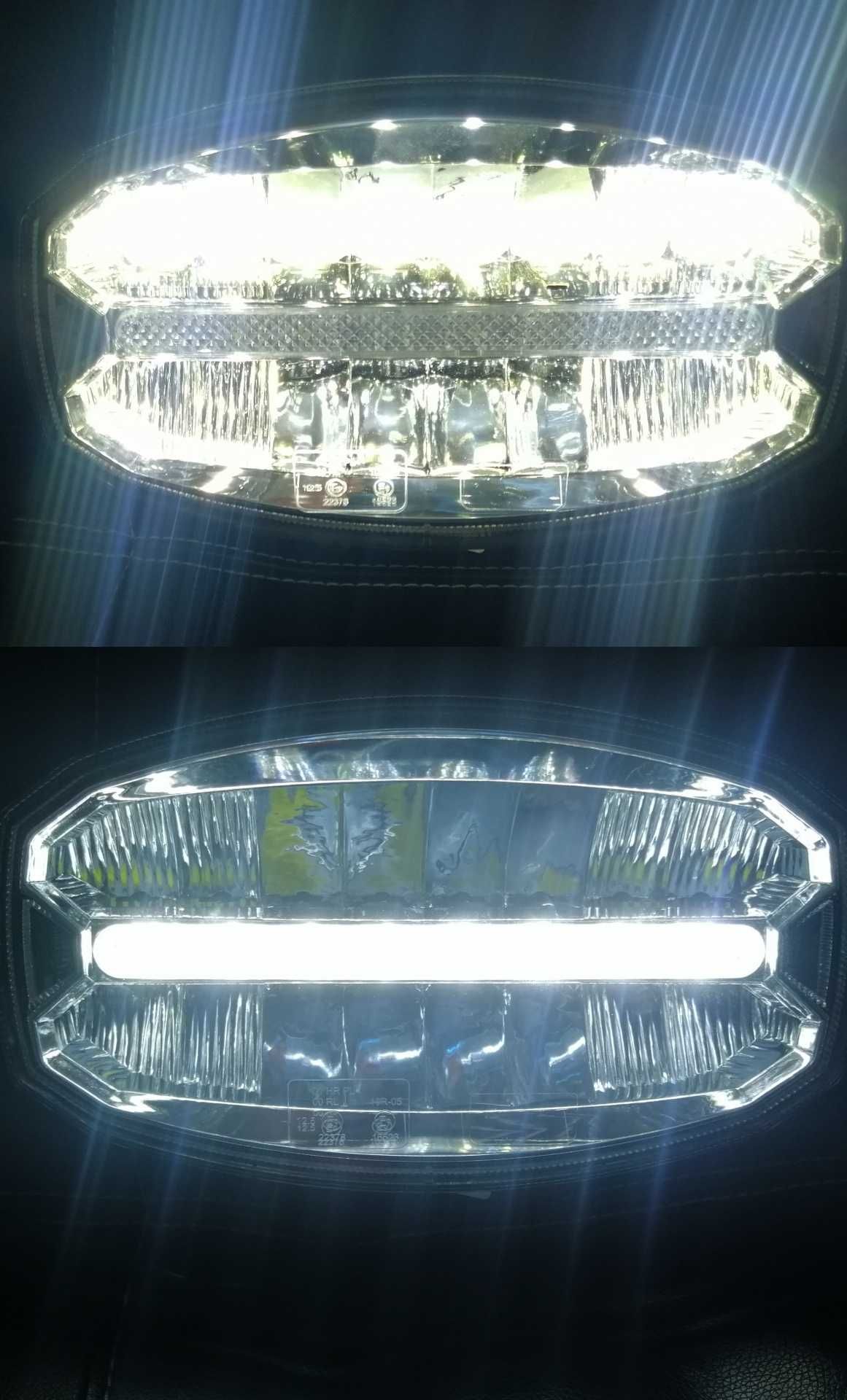 Неонов Лед Халоген,Диоден Фар Лампа С 3 Функции Neon, Бяла светлина