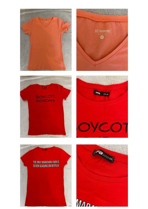 Lot de tricouri dama