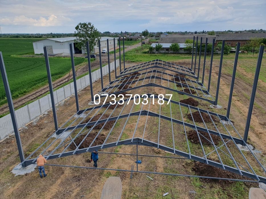 Structură Metalică 14x45x6H din IPE 220