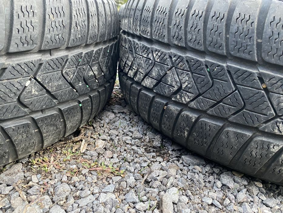 Jante aliaj 5x120 bmw x1 x3 cu anvelope de iarna 225 55 17