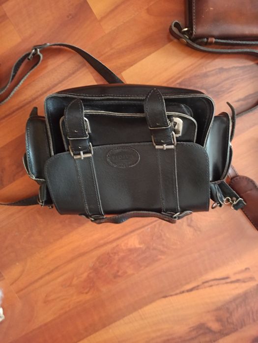 Genti vintage piele naturala