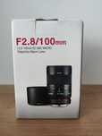 Obiectiv macro și video samyang 100mm f2.8 T3.1 macro Sony FE
