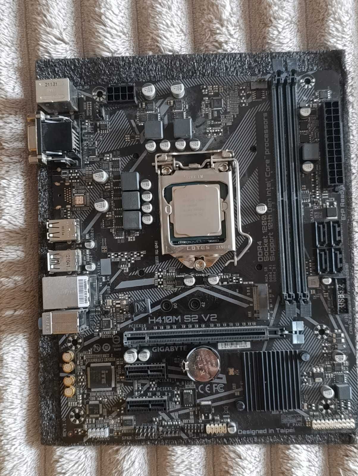 gigabyte h410m s.2 v.2  +  i3 10100f