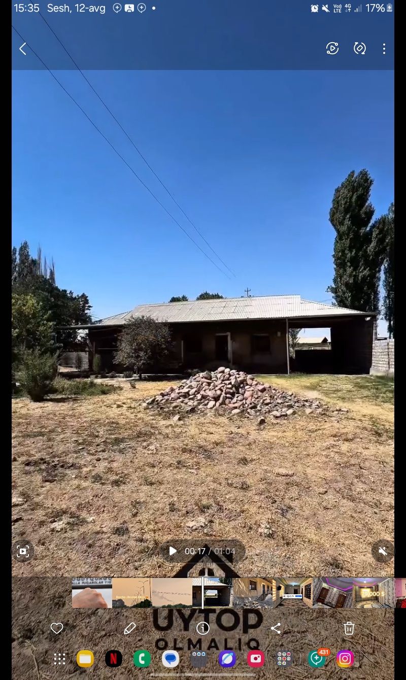 Yashashga tayyor uy Sotiladi