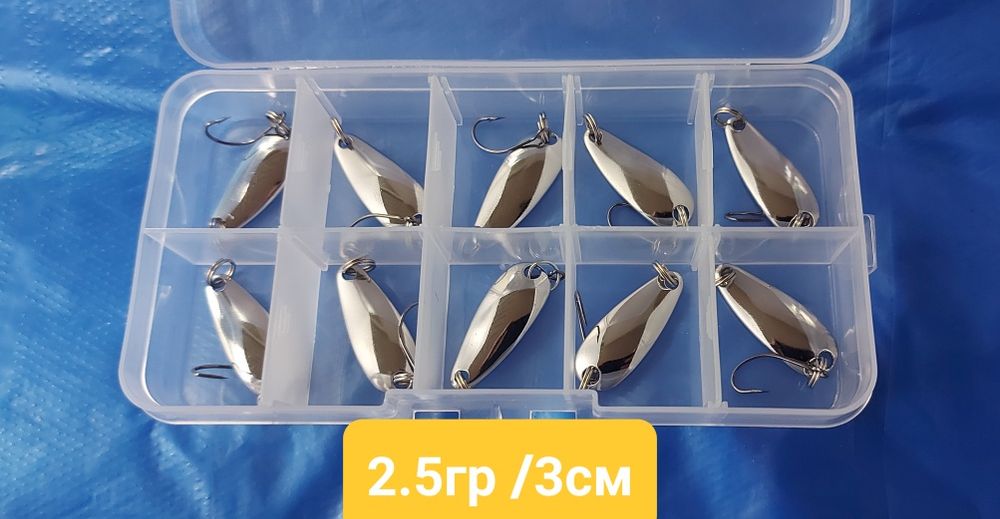 Примамки спининг риболов по 14лв - блесни воблери, клатушки