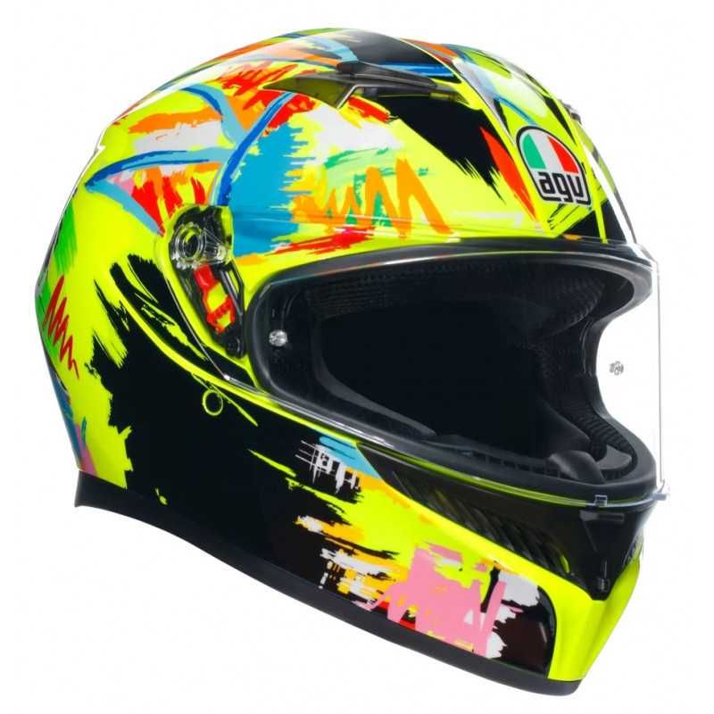 НОВА КАСКА AGV K3 Rossi Winter Test 2019