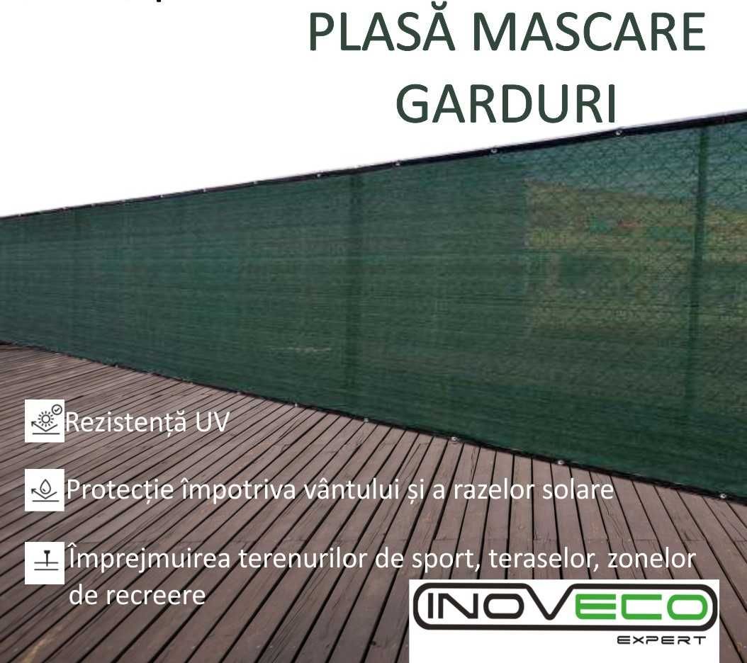 Plasa mascare garduri grad de umbrire 80%  2 mx 50 m