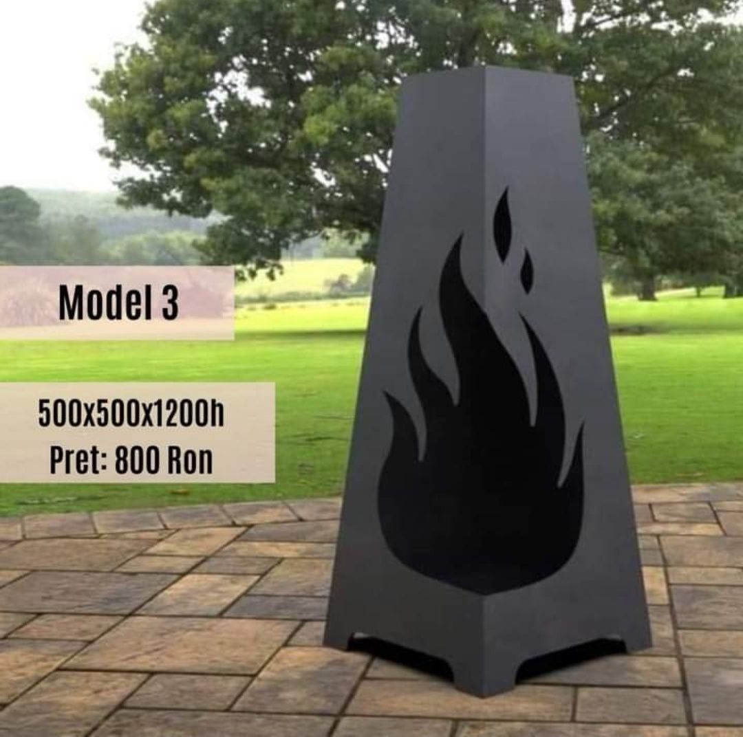 Vatra de foc, fire pit, focar - diferite modele si marimi