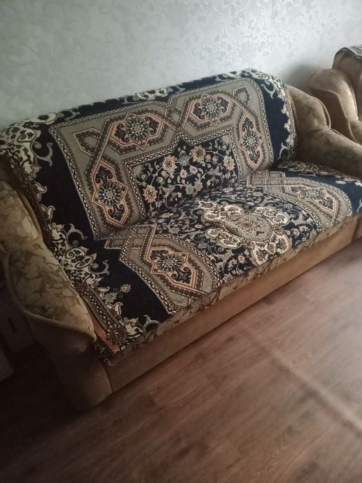 Мебель,уголок отдыха,кресло кровать,цвет светло оранжевый