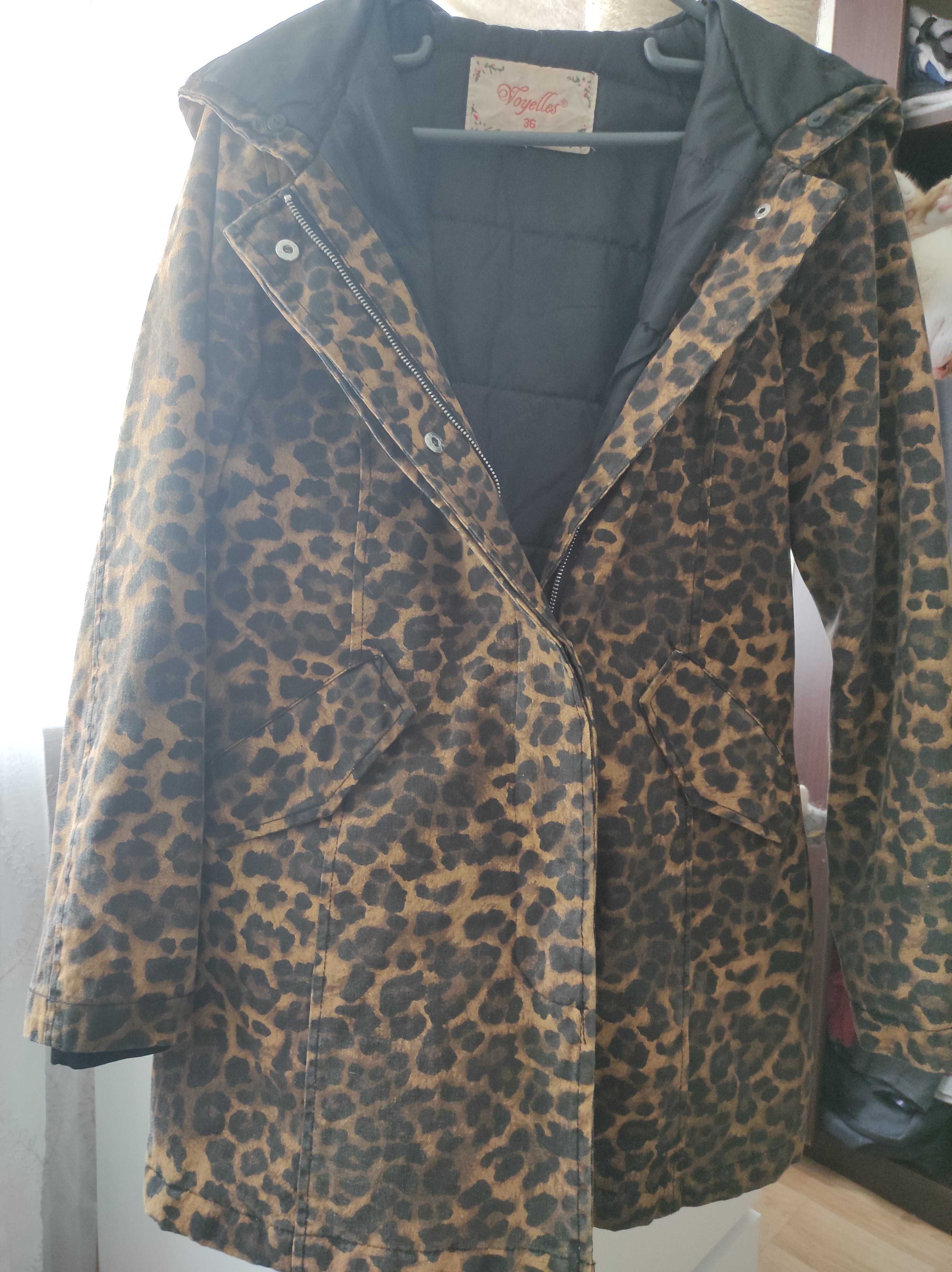 Palton animal print 36