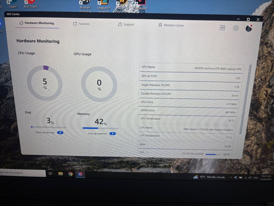 Лаптоп MSI THIN A15 B7VF