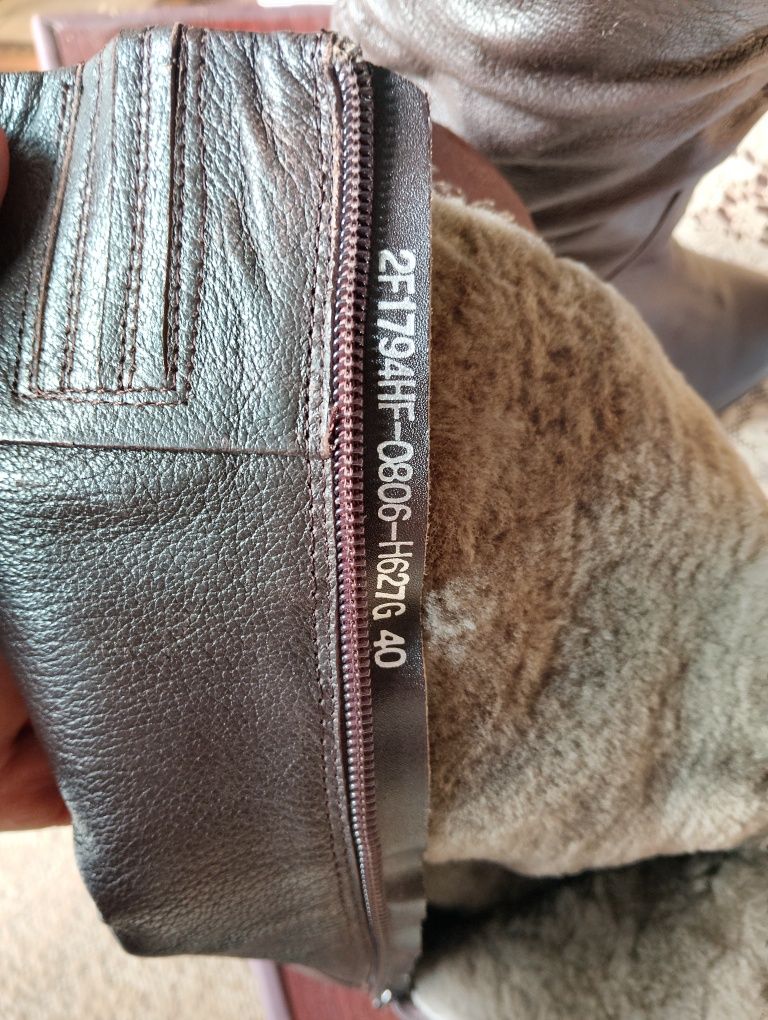Сапожки кожаные продам