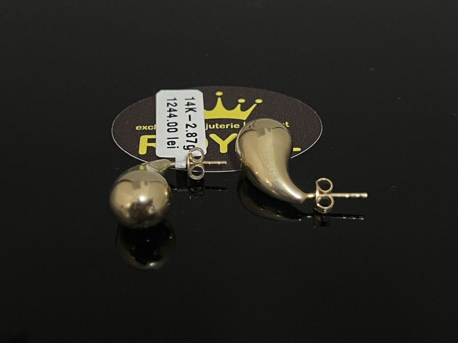 Bijuteria Royal CB : Cercei dama aur 14k 2,87gr