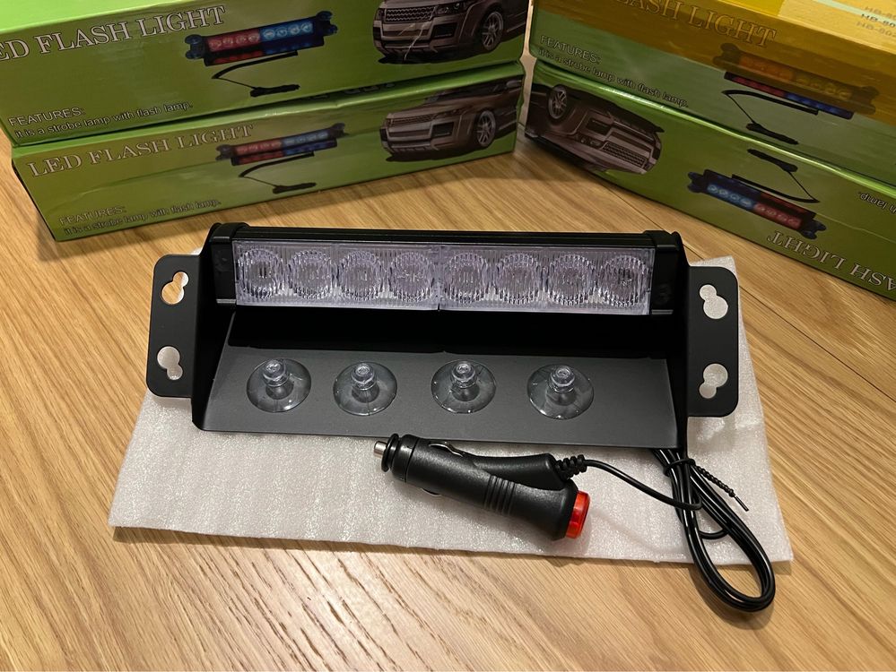 GIROFAR lumini ( stroboscopic )  LED 2 culori - Rosu / Albastru
