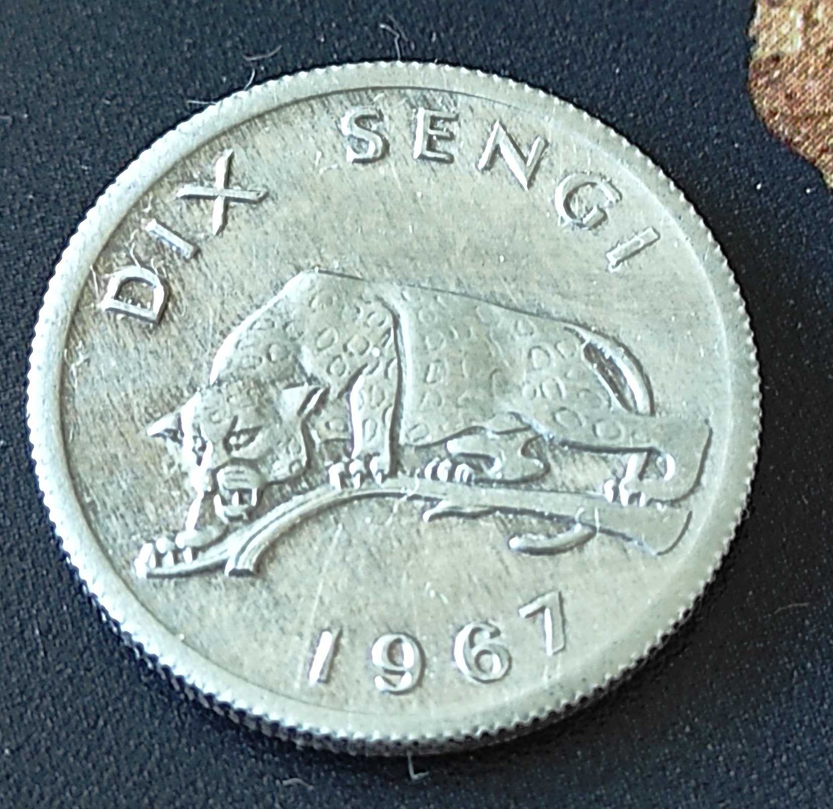 Монета , Конго - (1967)