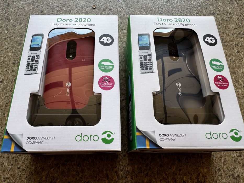 Telefon Seniori, Doro 2820, 4G, Bluetooth, Nou, Sigilat