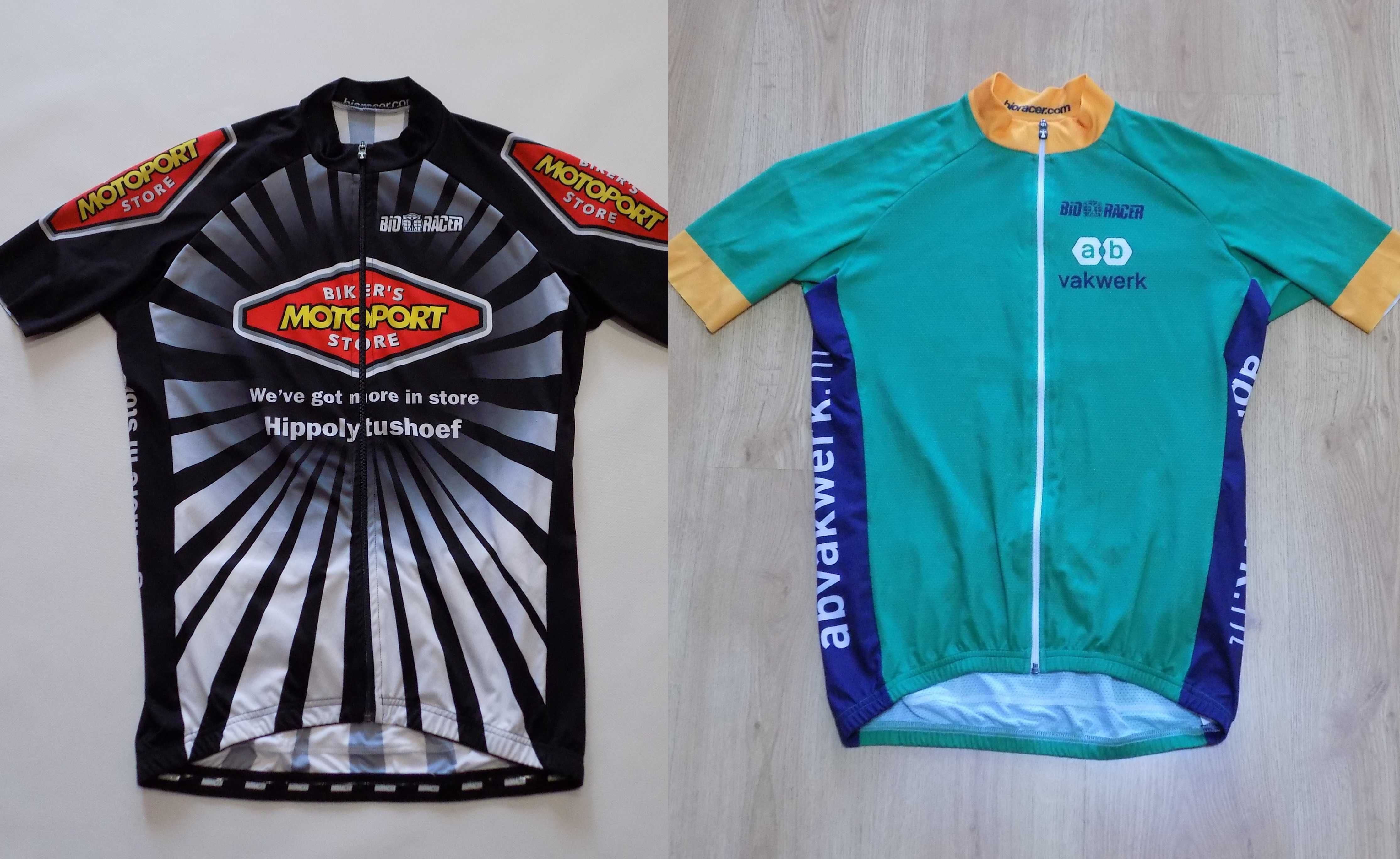 вело джърси bio racer тениска горнище шосейно колоездене оригинална XL