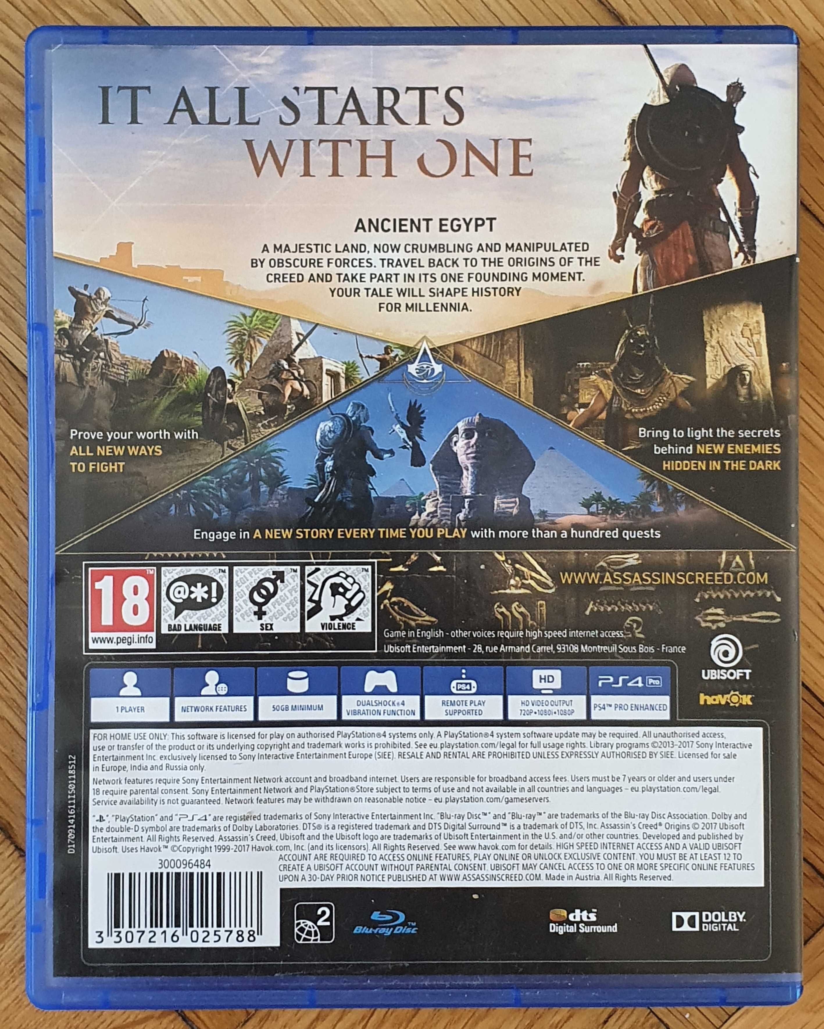 Assassin's Creed Origins PS4 Playstation 4 Плейстейшън 5 PS5 Assassin