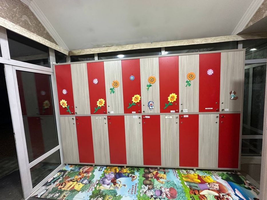 Шкафчики в детский сад на 32/64 ребенка