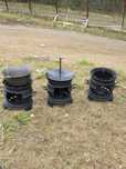 Ceaune  din fontă  7-11-16  L  disc gratar grill pirostrie