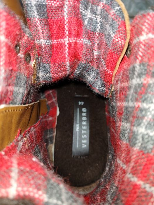 Удобни мъжки боти от естествена кожа Paul Vesterbro №44