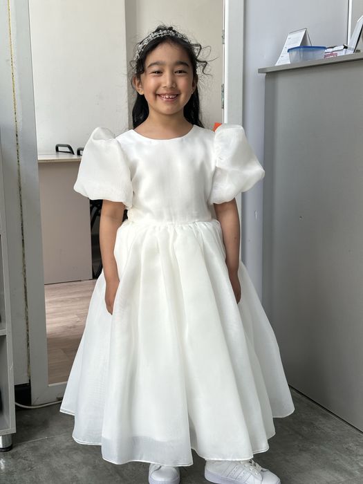Белое платье для девочек