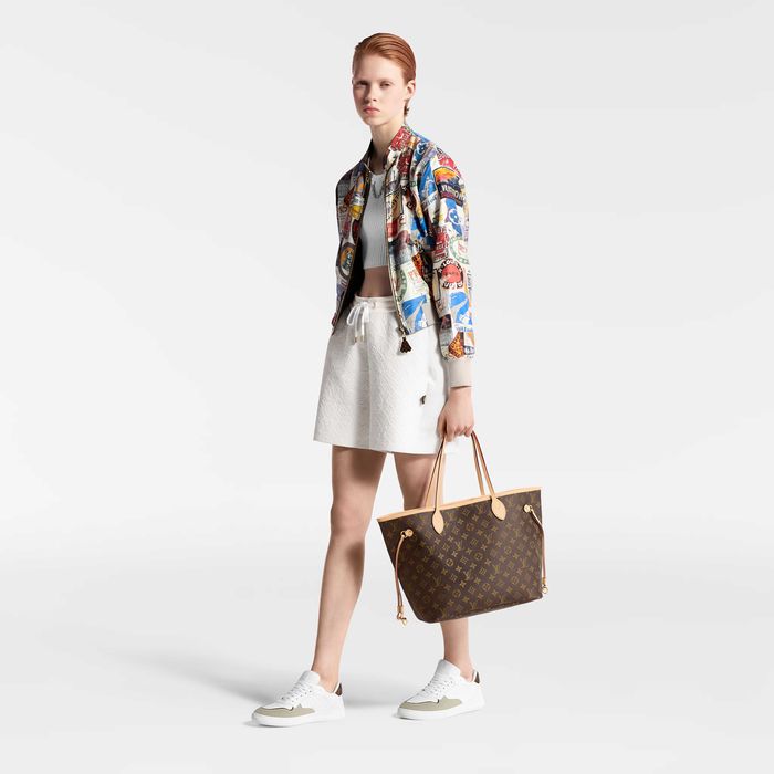 Louis Vuitton Дамска чанта Neverfull MM Монограм