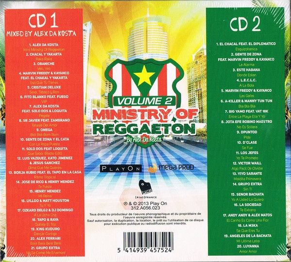 Dublu CD original sigilat Various ‎– Ministry Of Reggaeton Vol. 2