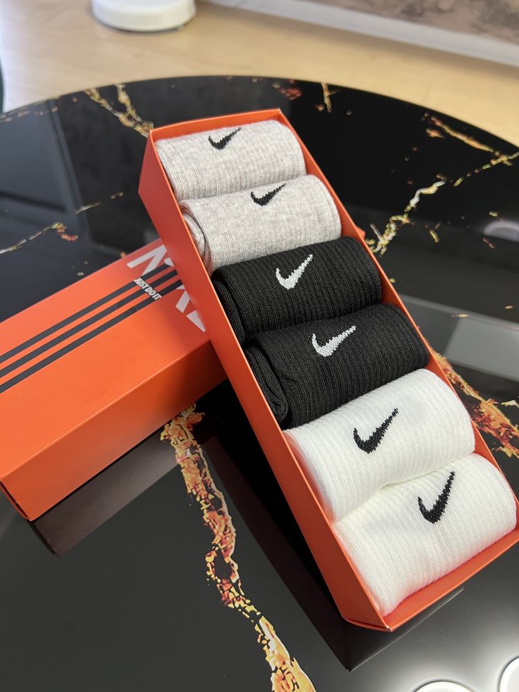 Set 6 ciorapi lungi - Nike - 100% bumbac - calitate PREMIUM