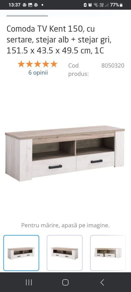 Vand comoda TV Kent 150