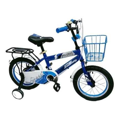 Bicicleta Go Kart 16 ",cosulet,roti ajutatoare silicon,verde ,albastru