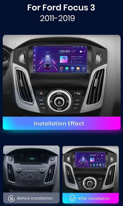 Navigatie Android dedicata Ford Focus 3 (2011-2019)