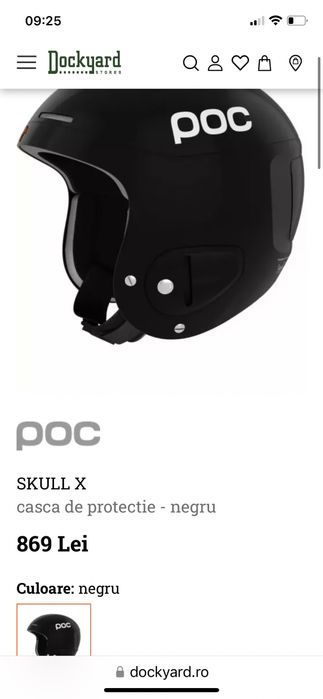 Casca poc skull x marimea xxl