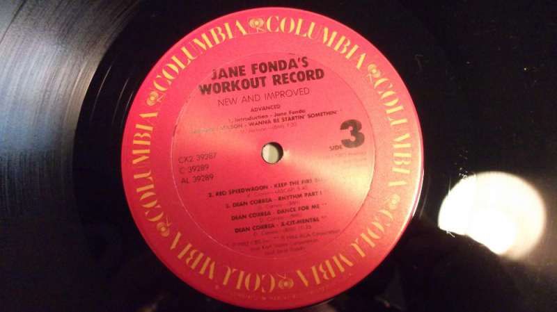 аеробиката на Джейн Фонда двоен албум (плочи)
